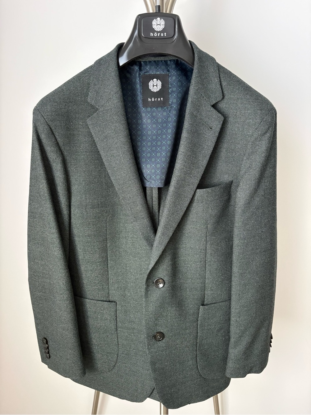 Horst Green Wool Tweed Sport Coat